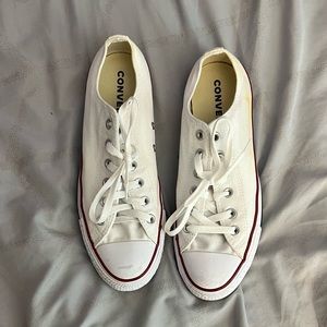 White converse size 10 women